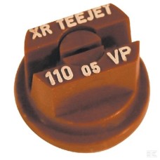 Форсунка плоская веерная XR 110° 05, коричневая, пластиковая, TeeJet