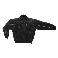Куртка бомбер черная, размер 56